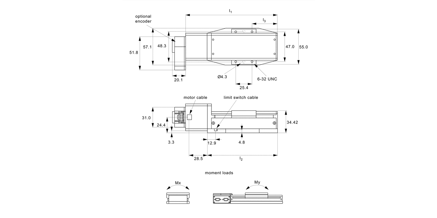 L3506 Miniature Motorised Stages