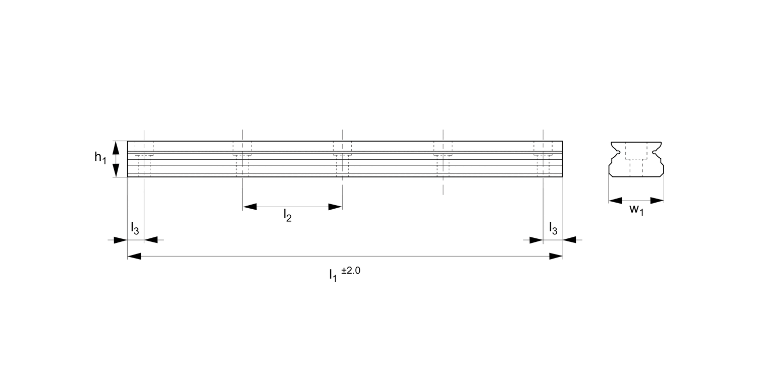L1010.03 3mm Miniature Linear Rail