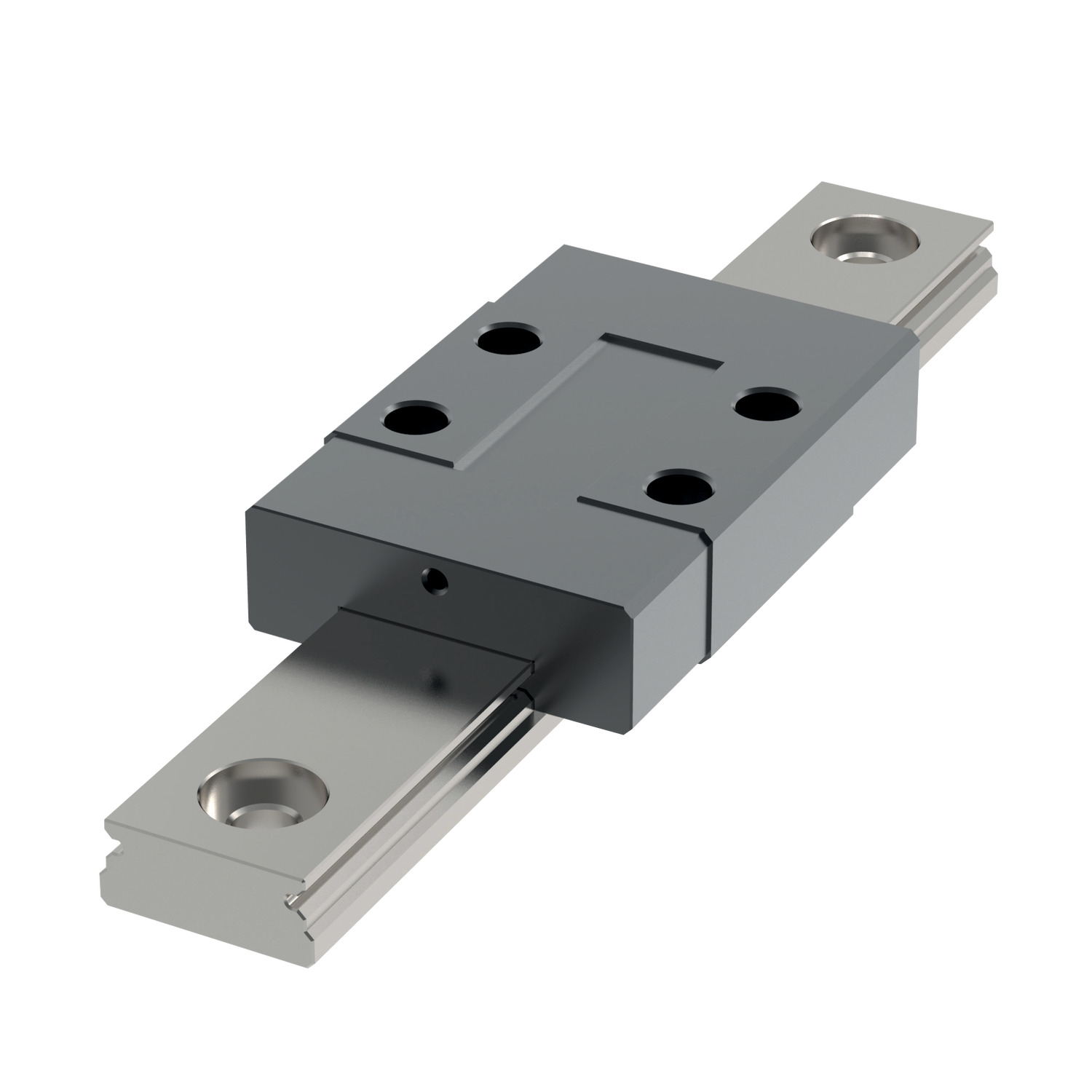 Miniature Rail Carriages Space efficient miniature linear carriages. Corrosion resistant stainless steel body, with hardened stainless steel ball bearings.