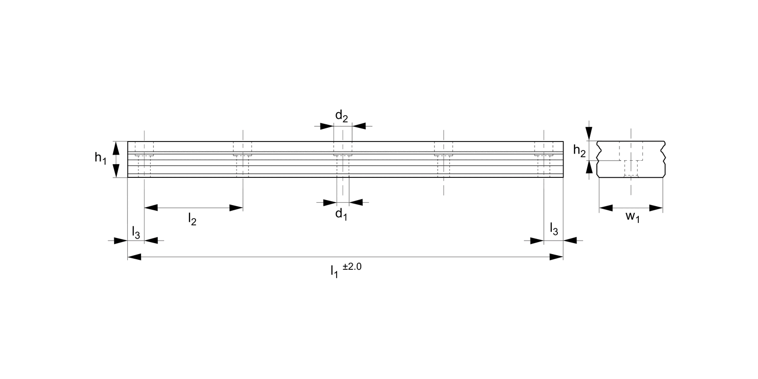 L1012.10 10mm Miniature Linear Rail
