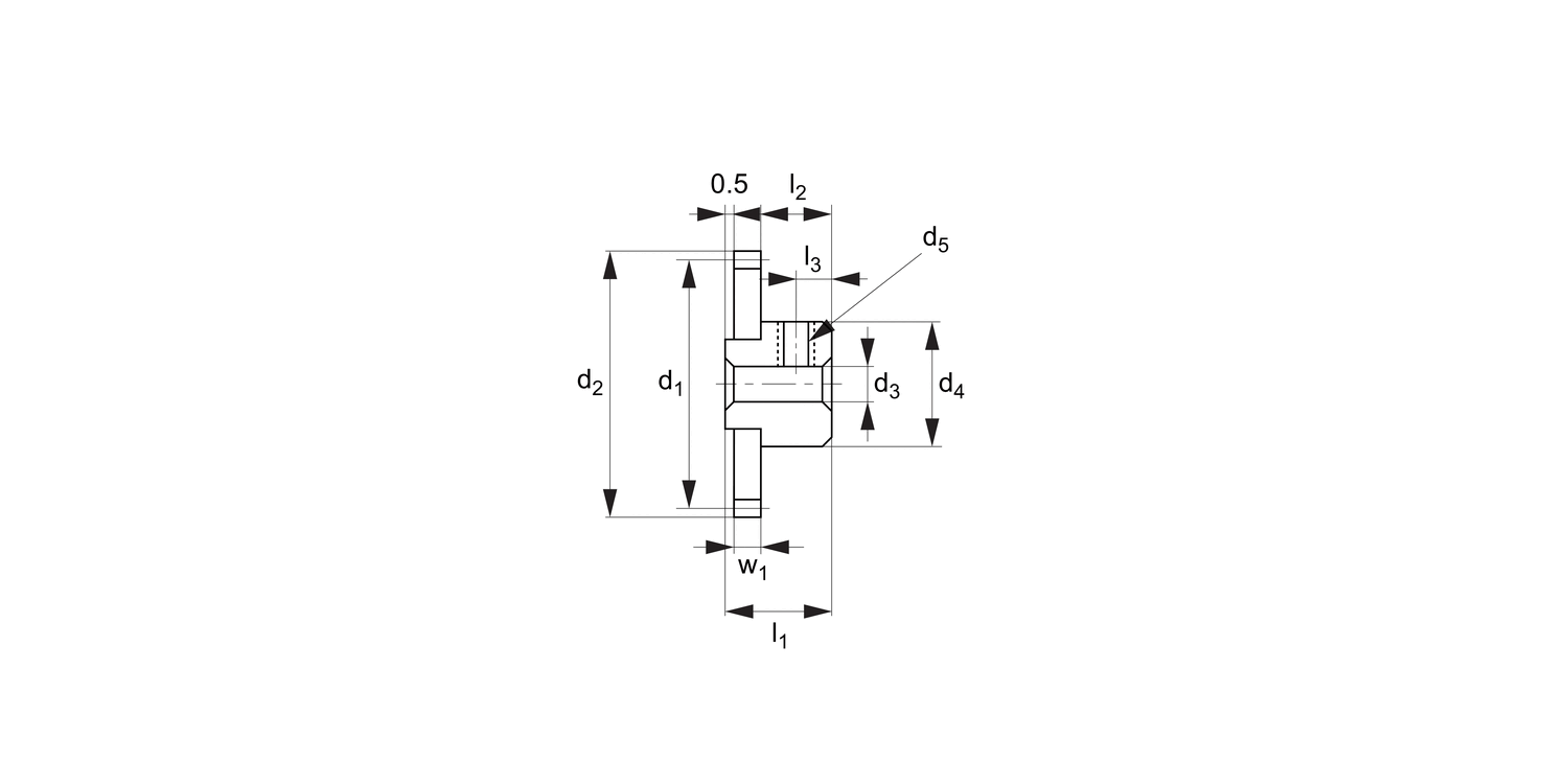 R5136 Spur Gears - Module 0.75 - Brass