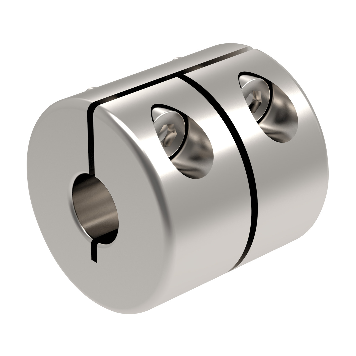 Sliding Shaft Couplings High Rigidity 8 Screws Steps #45 Steel Single