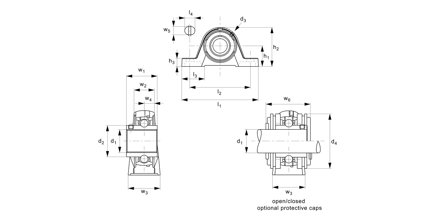 L1860 Pillow Block Bearing Units