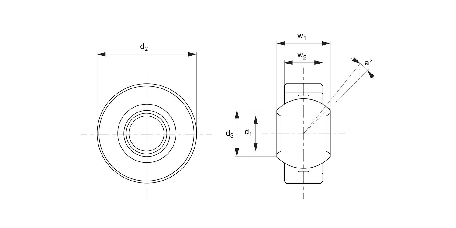 R3642 Stainless Spherical Plain Bearing