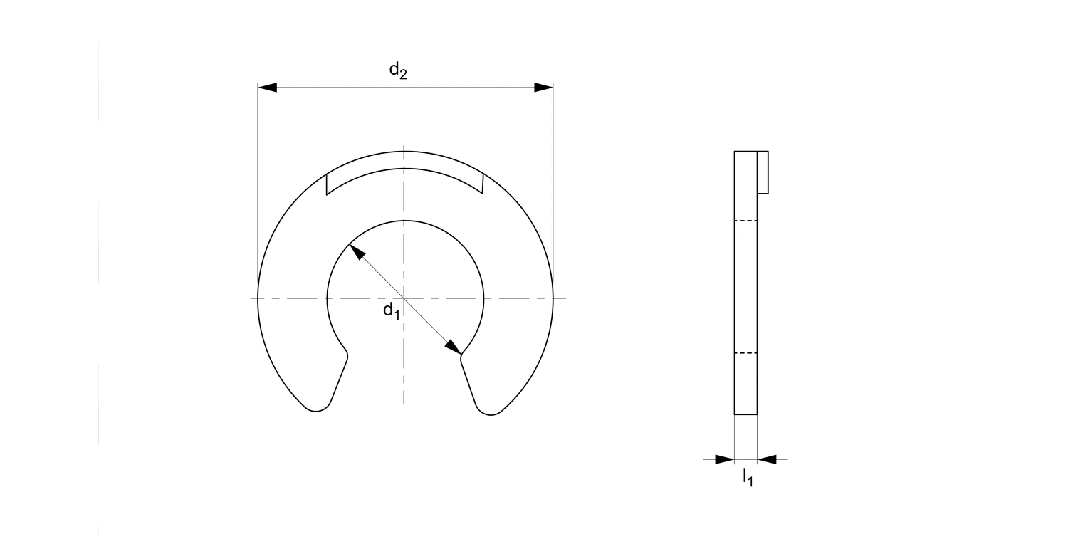 R3446 Plastic Circlips