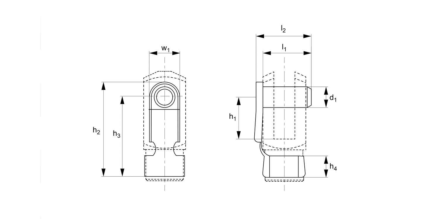R3437 Plastic Clevis Retention Clips
