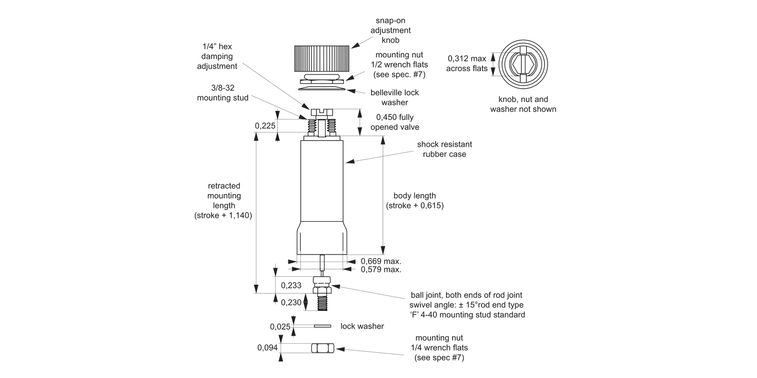 L4572 Push/Pull Dashpot