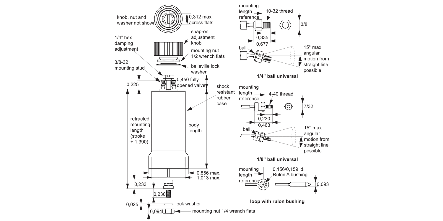 L4574 Push/Pull Dashpot