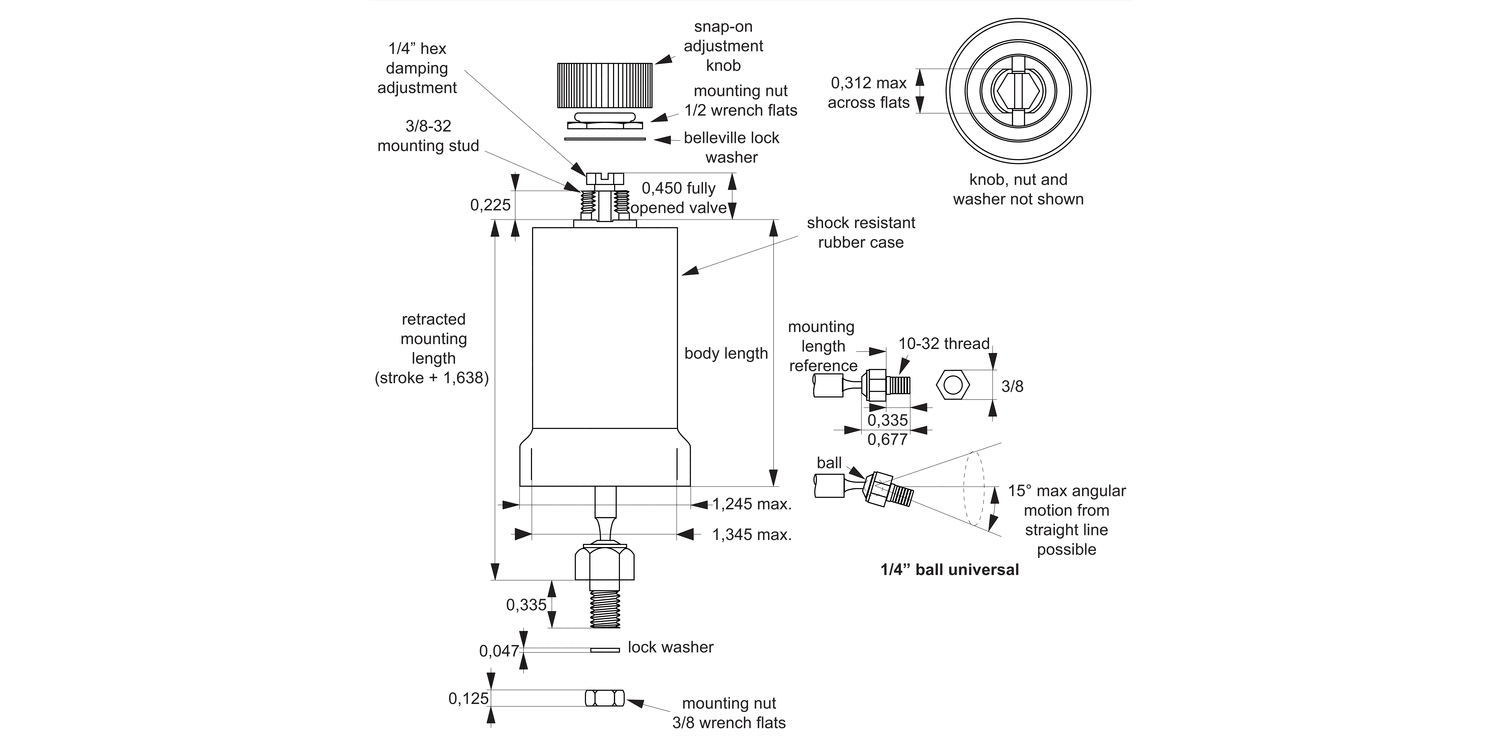 L4576 Push/Pull Dashpot