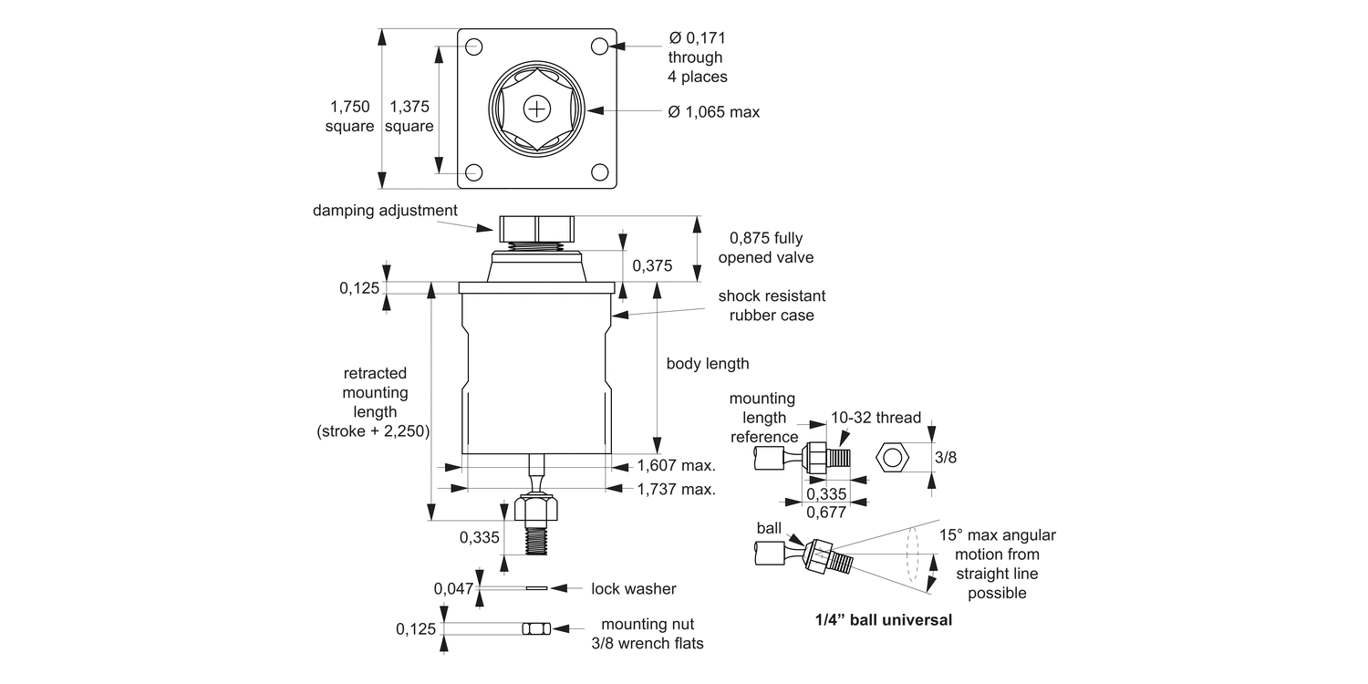 L4578 Push/Pull Dashpot
