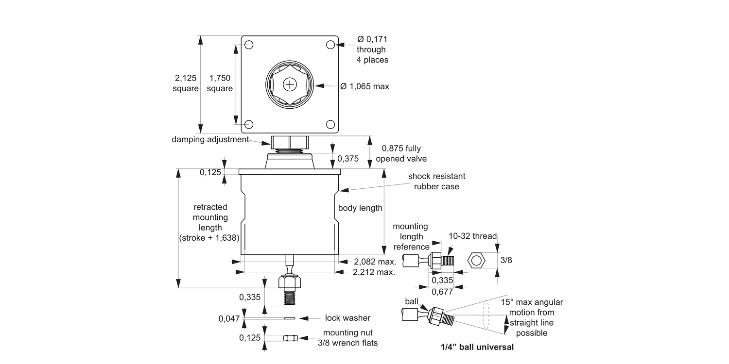 L4580 Push/Pull Dashpot