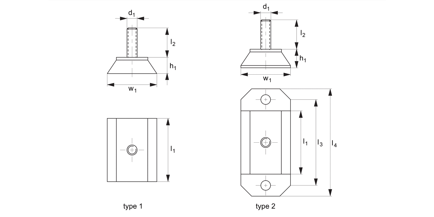 P2042 Anti-vibration Mounts