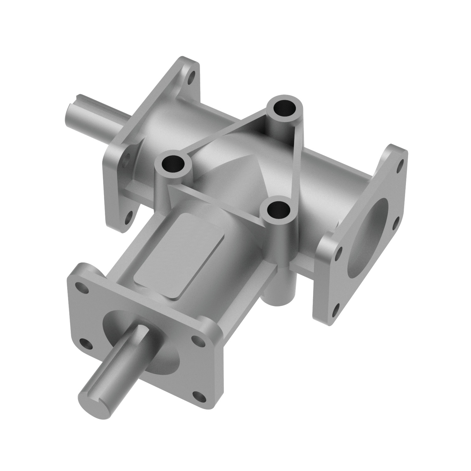 Right Angle Drives - 2 Shafts Where ratio geared units are used as speed increases the optimum input speed is 750 rpm for 1:2 ratios.