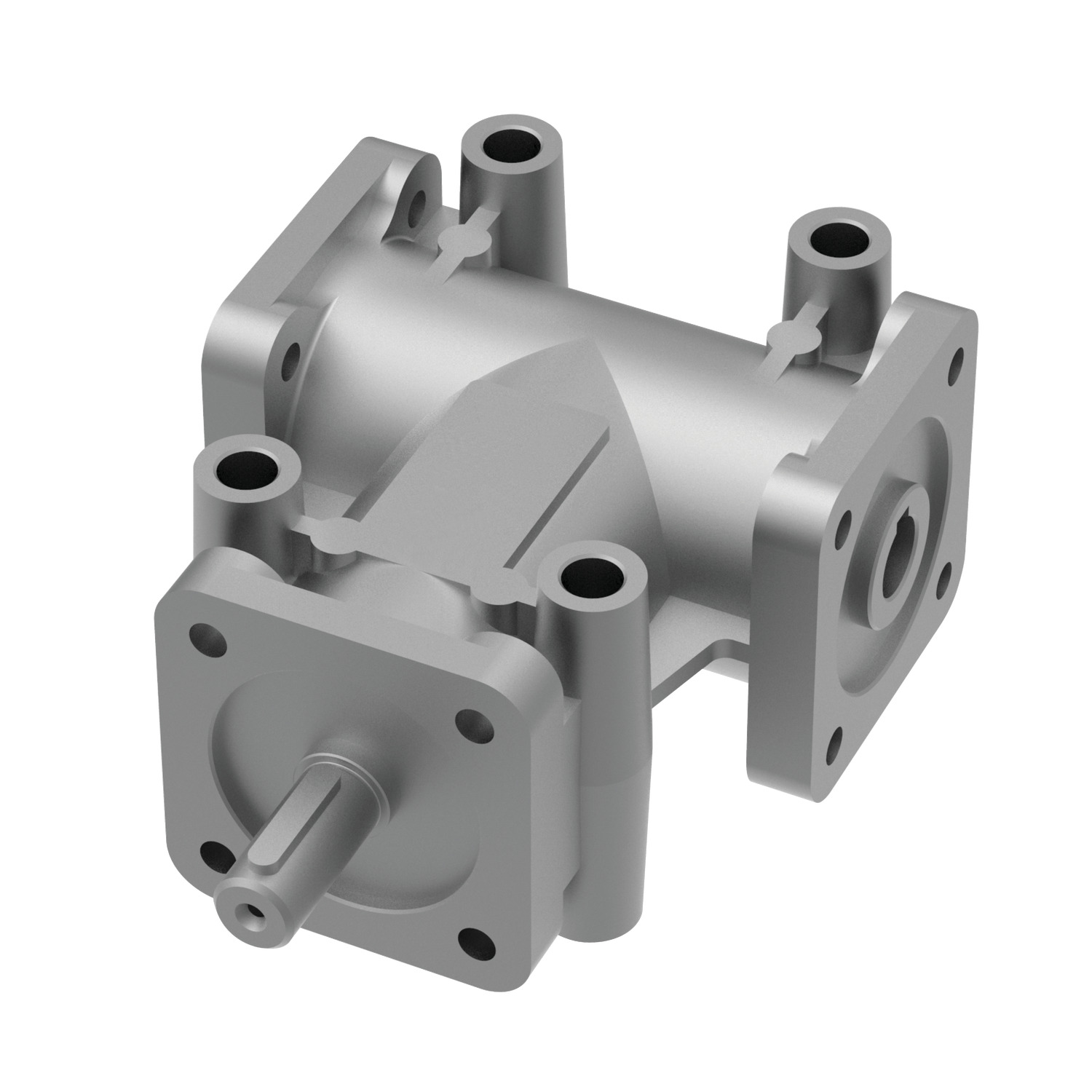 Right Angle Drives - Hollow 2 Shafts Angular alignment: 15' to 30' of arc.