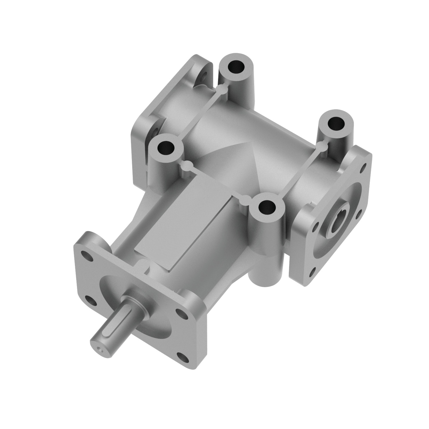 Right Angle Drives - Hollow 2 Shafts Shaft A is the input shaft. Optimum performance based on max. 1400 rpm input.
