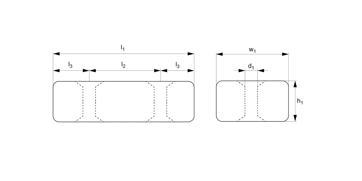 P2053 Rubber Pads with holes