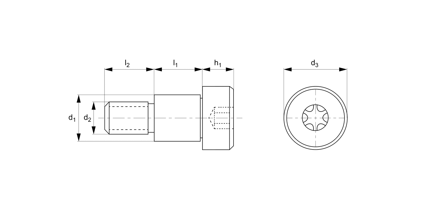 P0145.A4 Shoulder Screws - Cap Head
