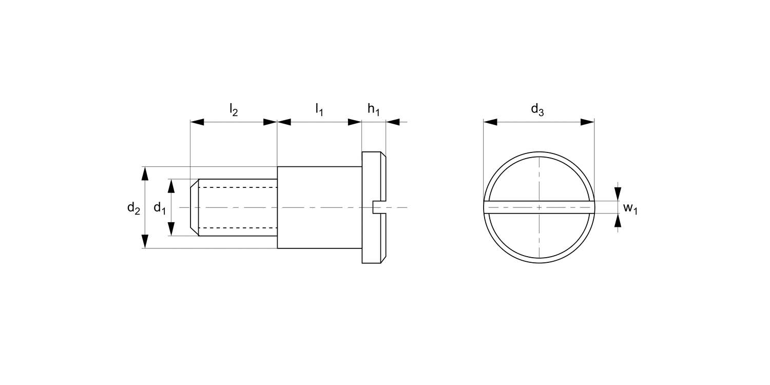 P0144.ZP Pan Head Shoulder Screws