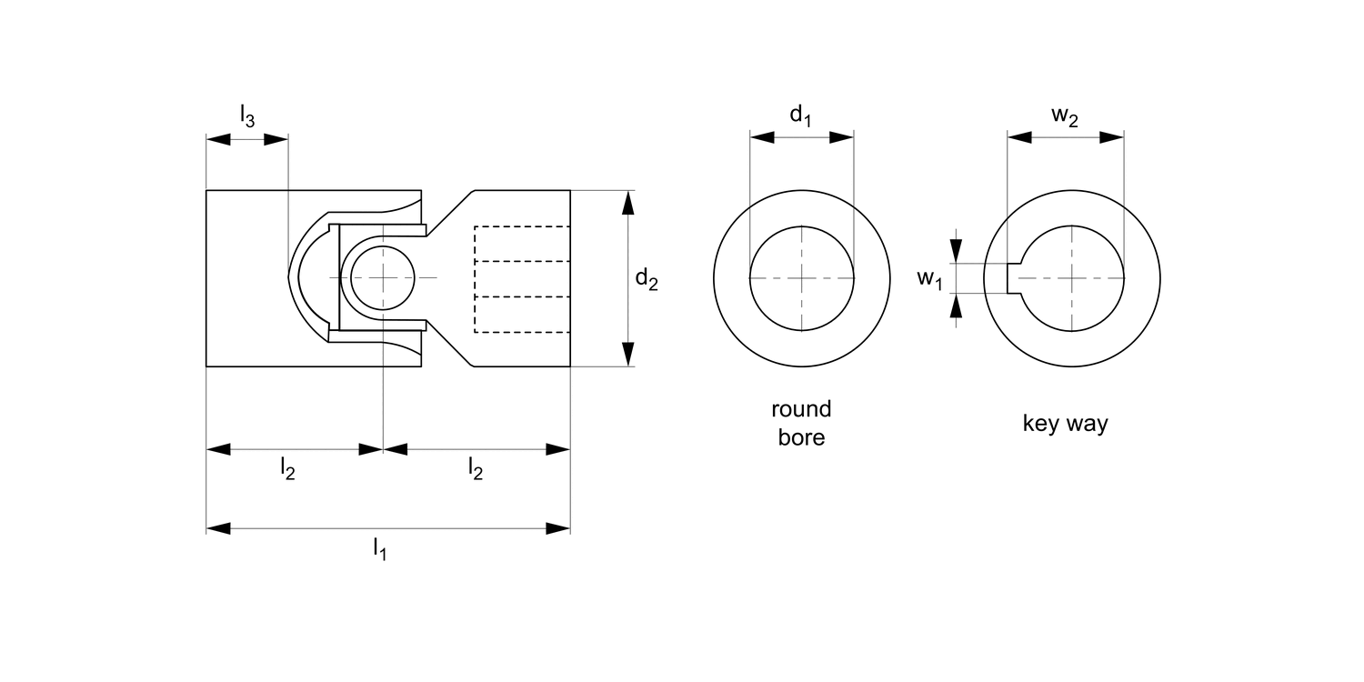 R3694 Stainless Single Universal Joint