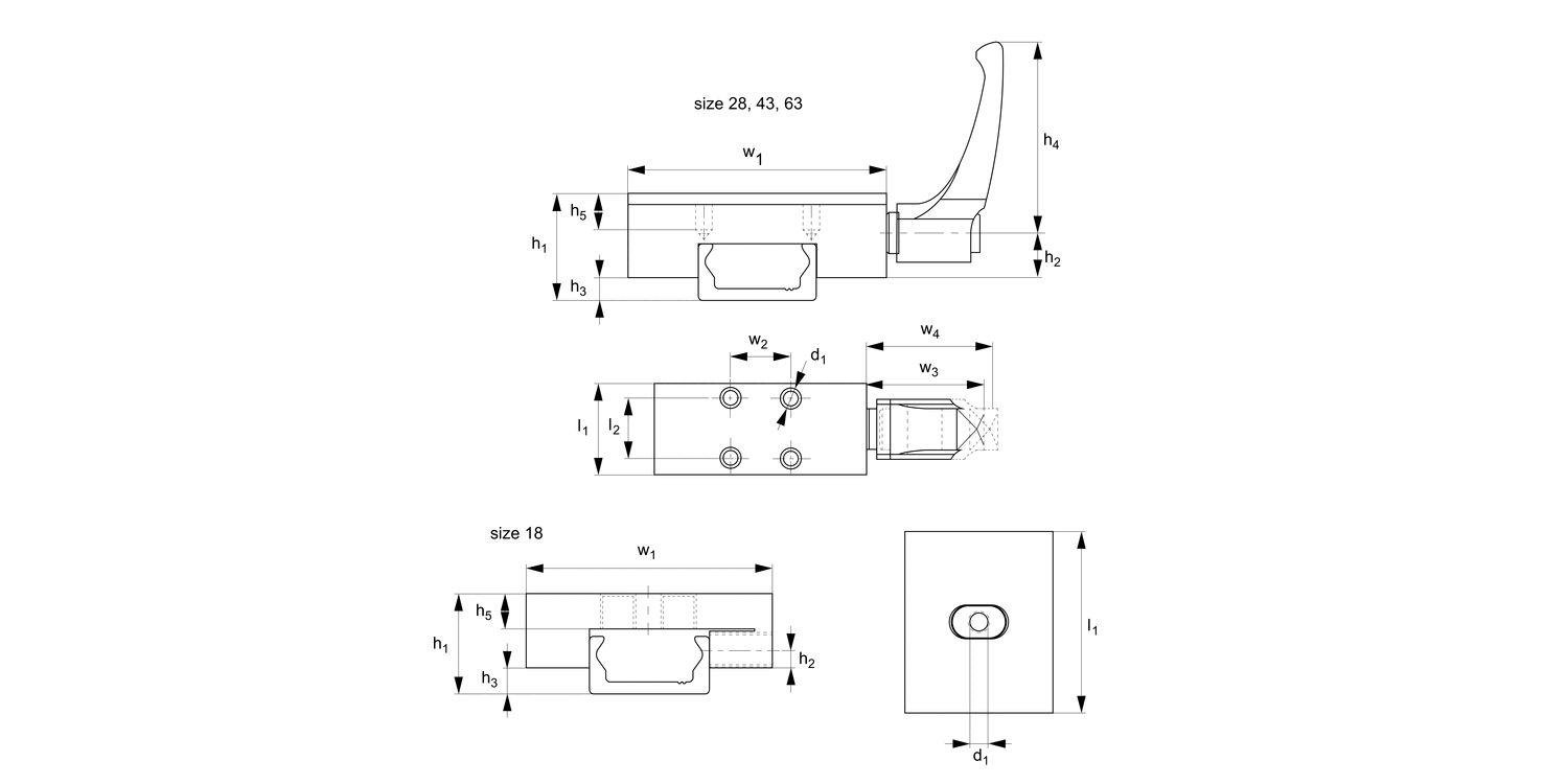 L1900.CL Slider Clamps