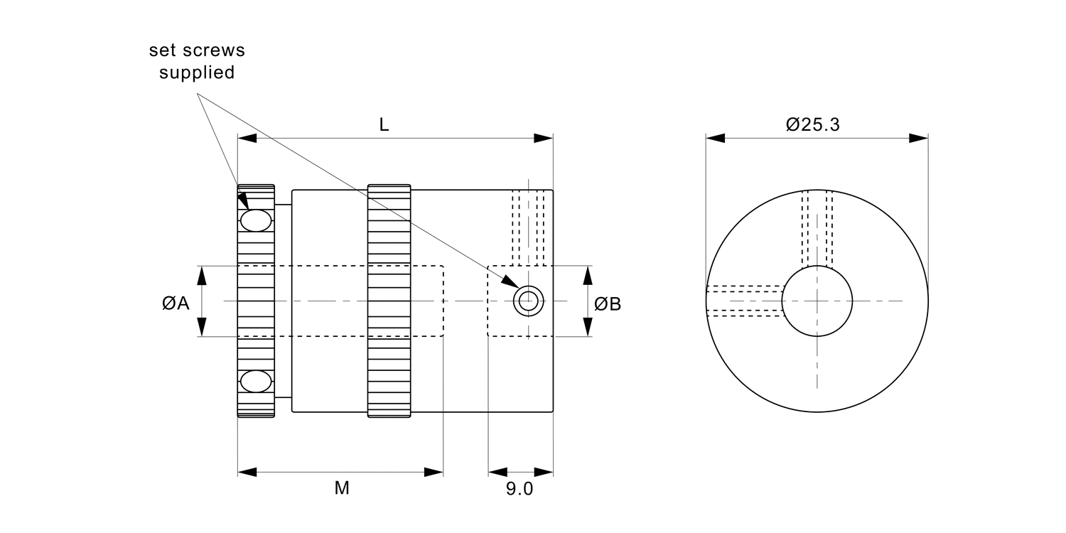 R3080 Slip Couplings