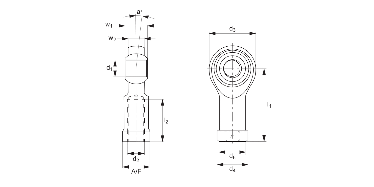 R3570 Low Cost Rod End - Female