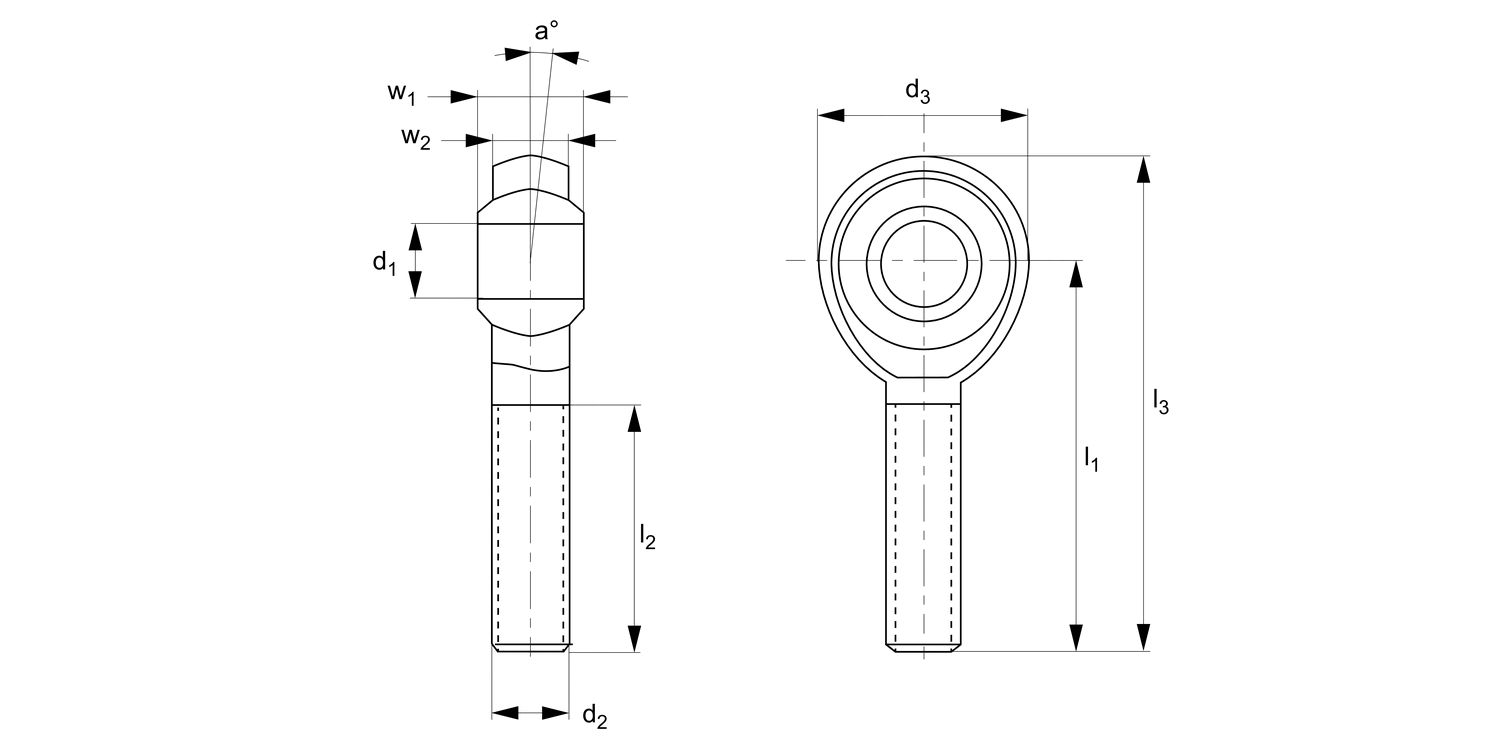 R3572.M Low Cost Rod End - Male