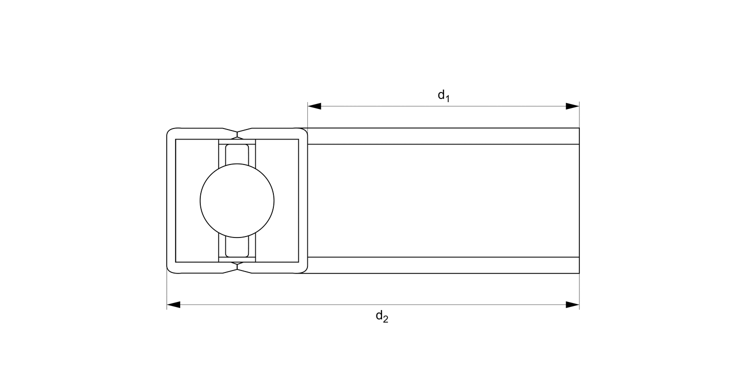R4205 Split Bearing - Slim