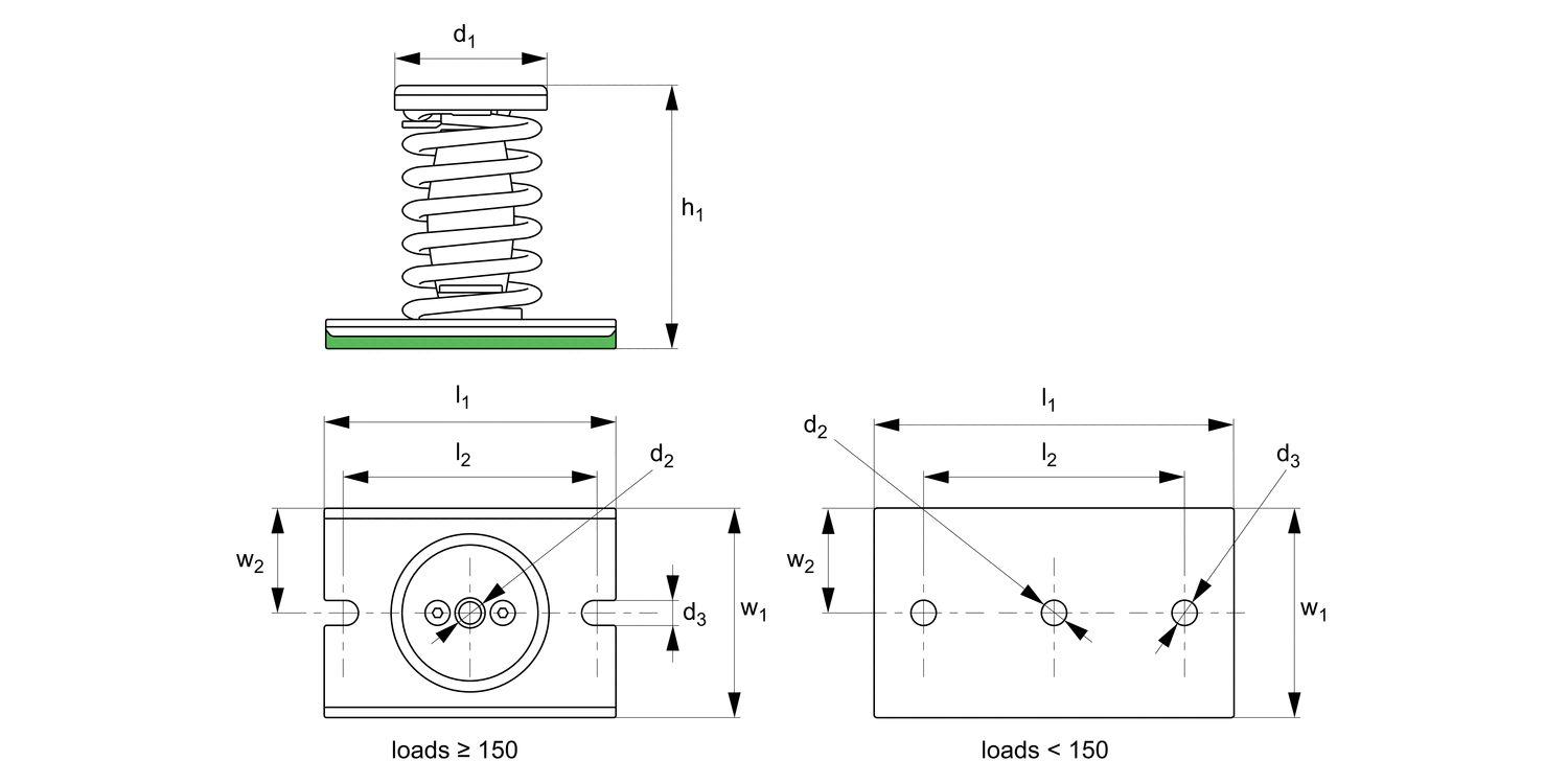P2452 Spring Vibration Damper one spring