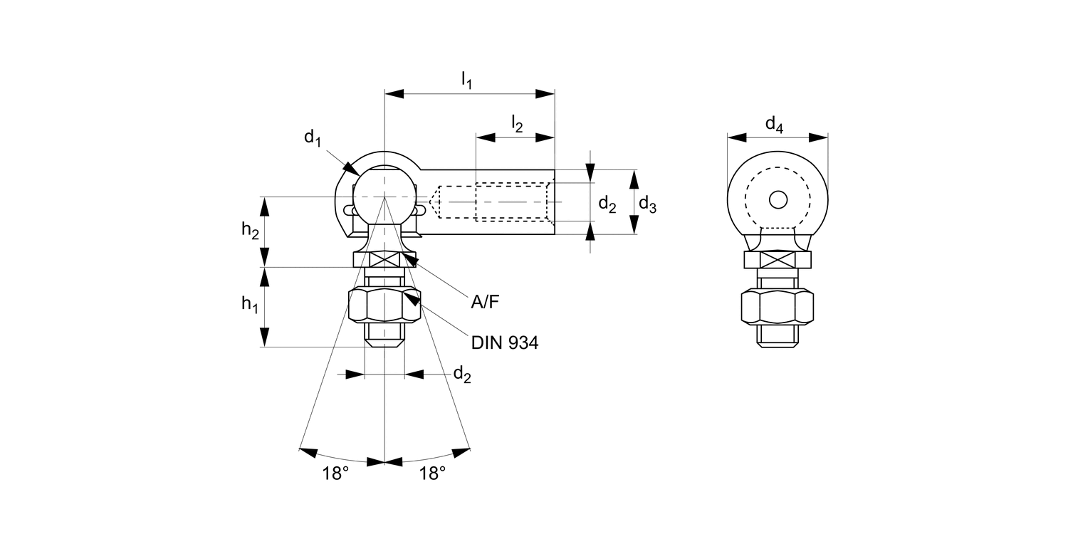 R3476 Stainless Ball and Socket Joint