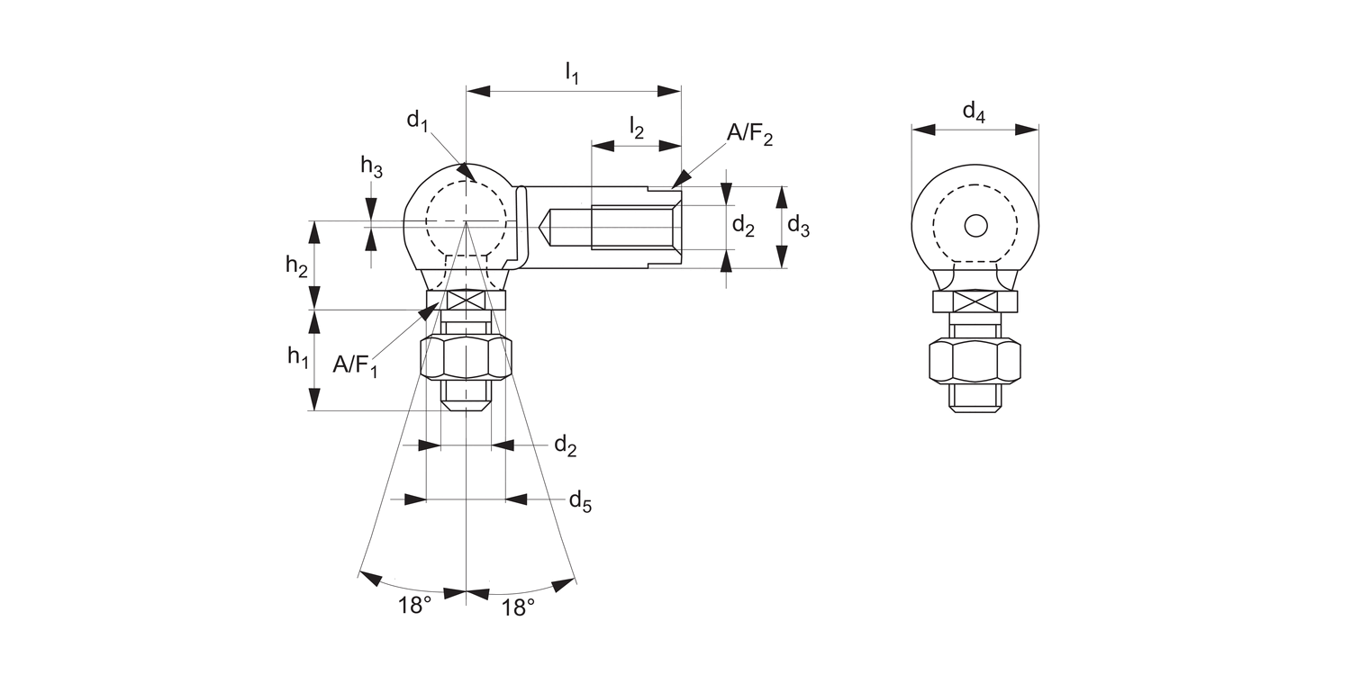 R3497 Stainless Ball and Socket Joint