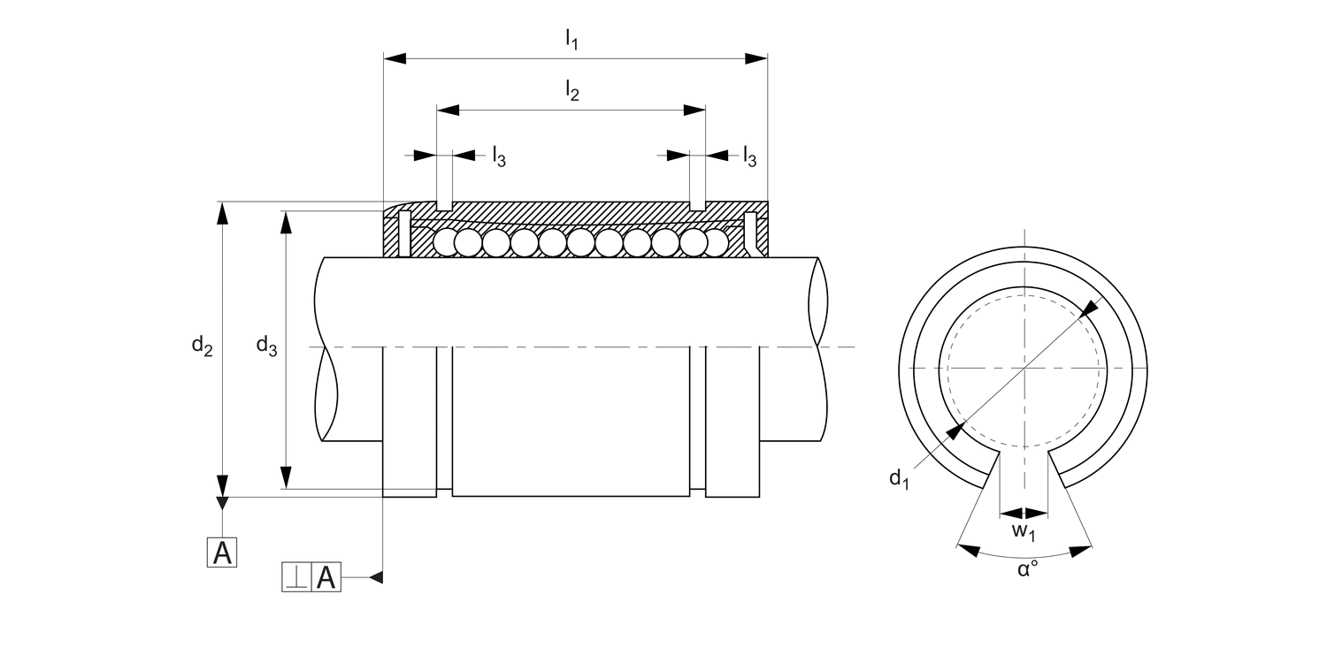 L1710 Stainless Ball Bushings