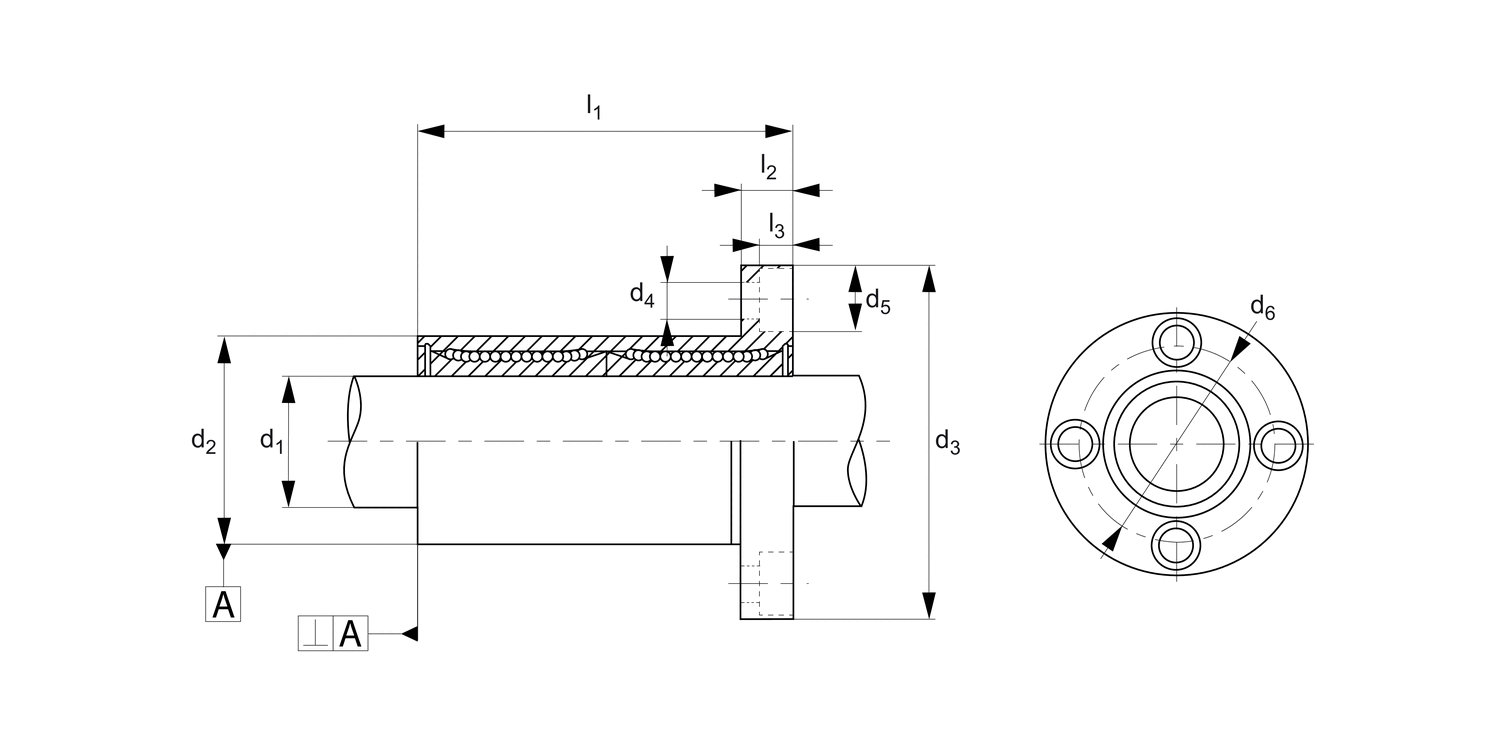 L1724 Stainless Ball Bushings
