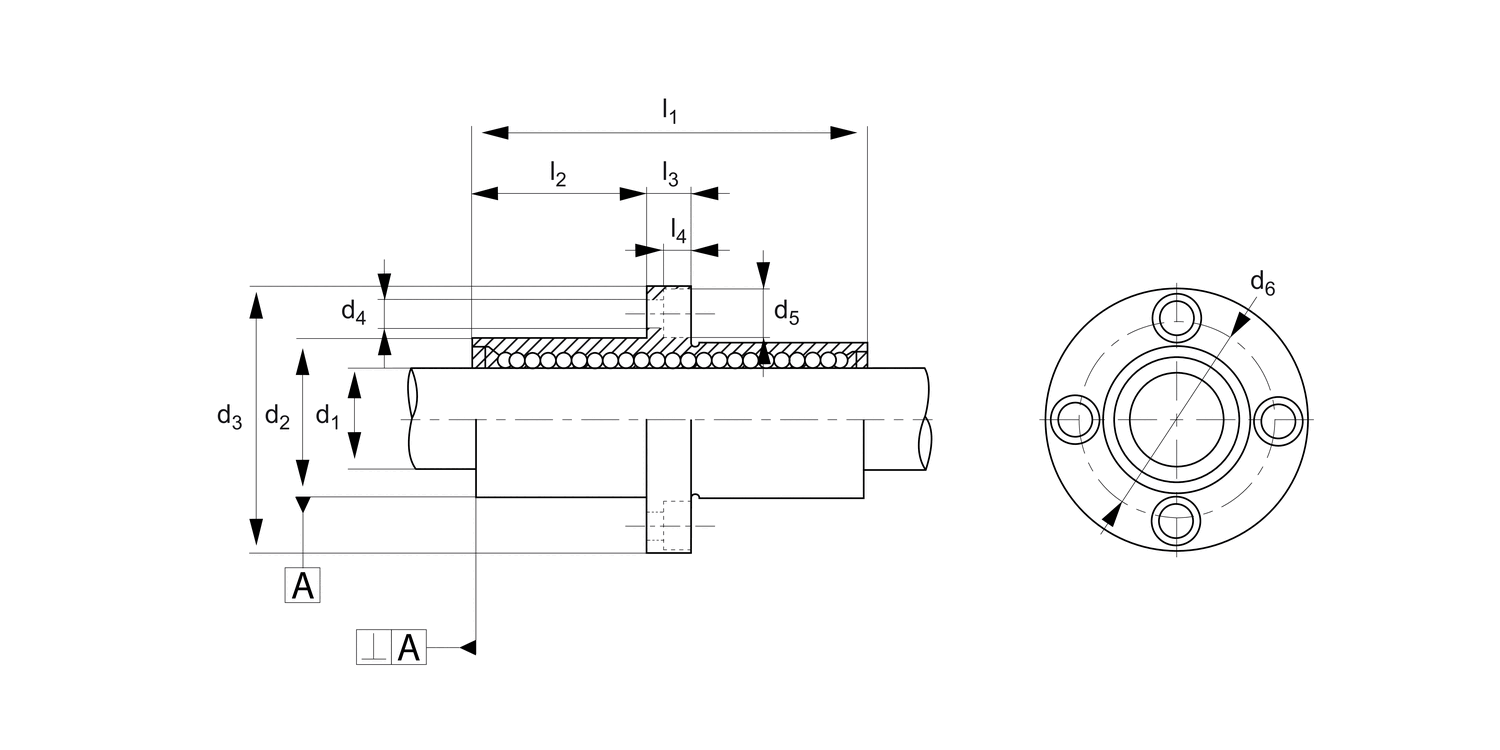 L1732 Stainless Ball Bushings
