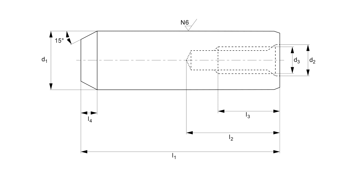 P1213 Stainless Extractable Dowel Pins