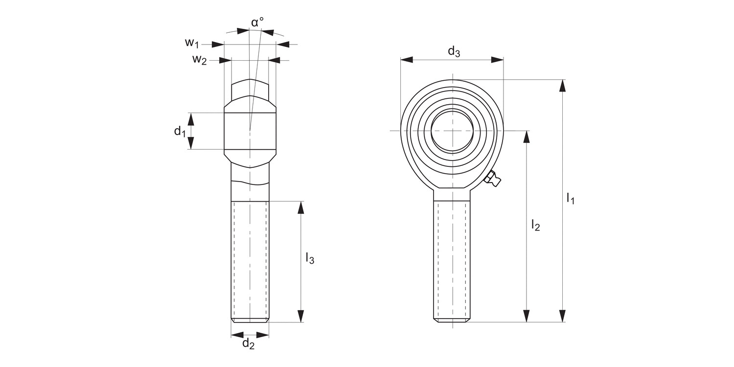 R3577.A4 Stainless Low Cost Rod Ends