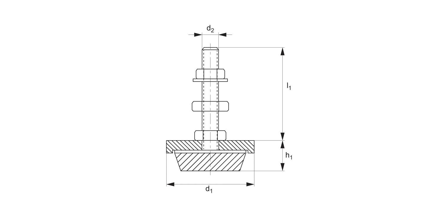 P2161 Stainless Machine Mounts
