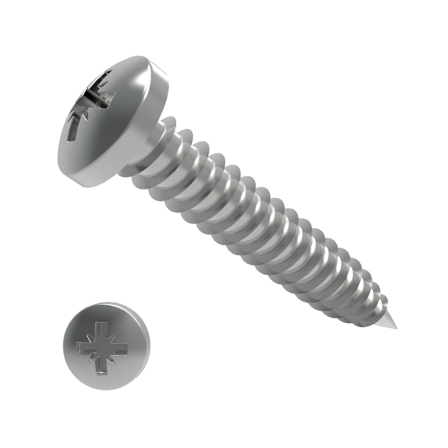 P0620.A4 - Stainless Pan Head Pozi AB Tappers