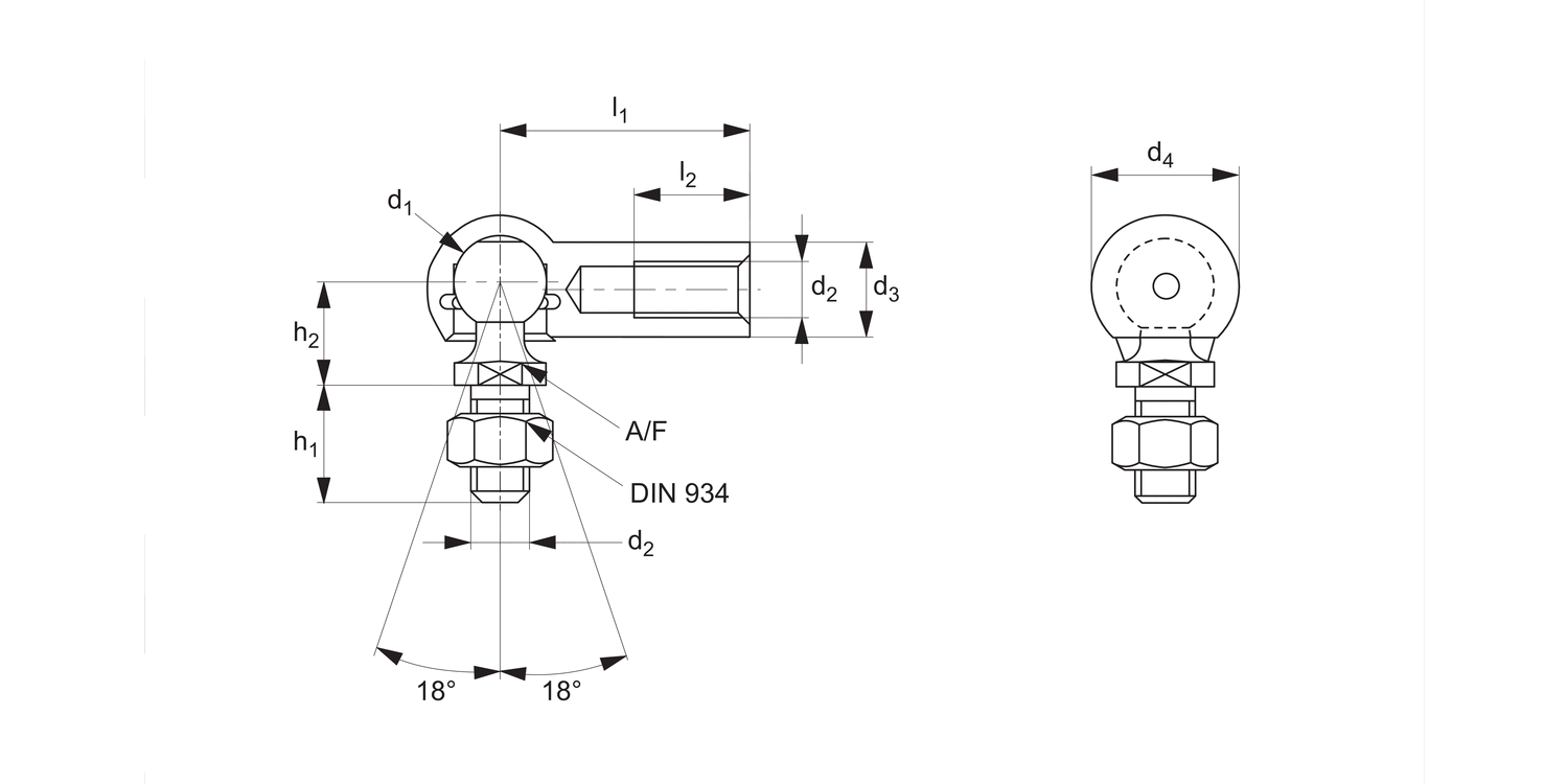 R3467 Stainless Ball and Socket Joints