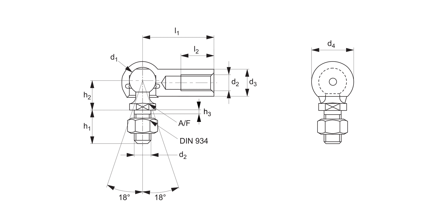 R3468 Stainless Ball and Socket Joints