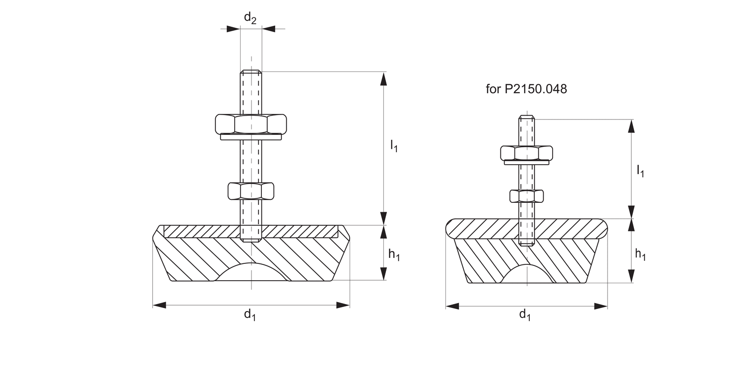 P2150 Machine Mounts