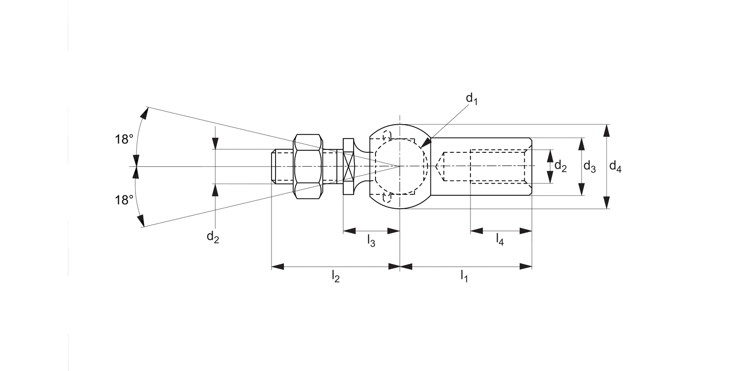 R3501 Axial Ball and Socket Joints