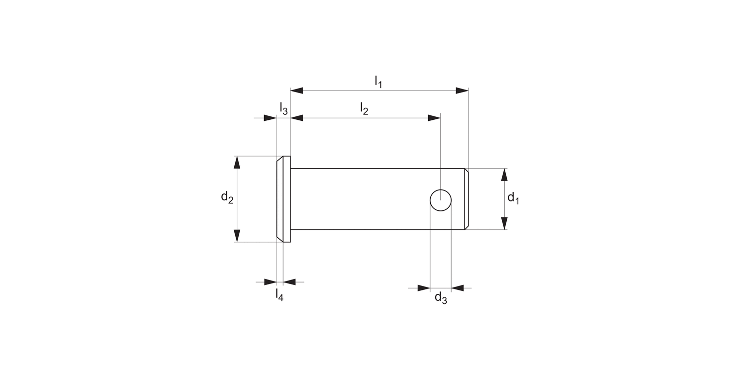 R3455 Steel Clevis Pin With Hole