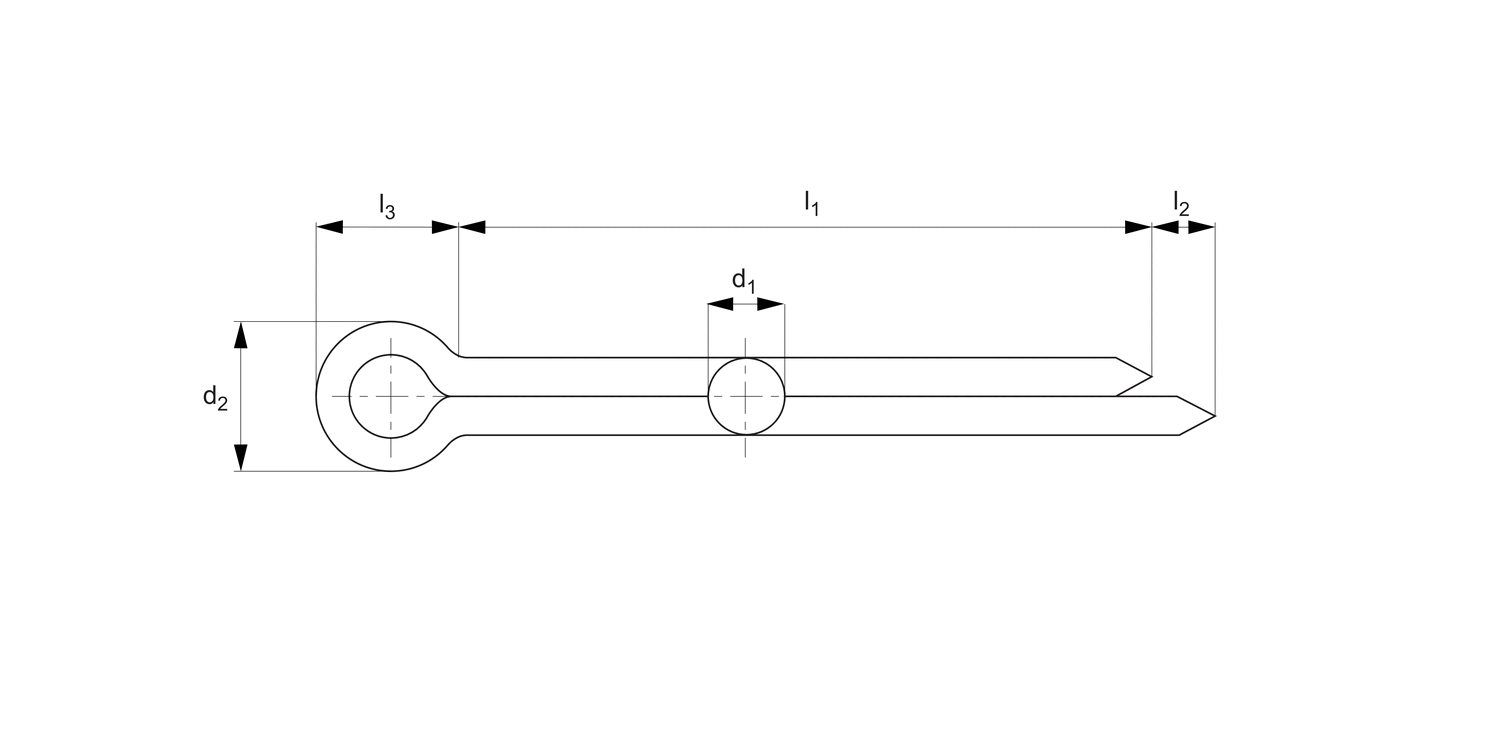 R3448 Steel Cotter Pin