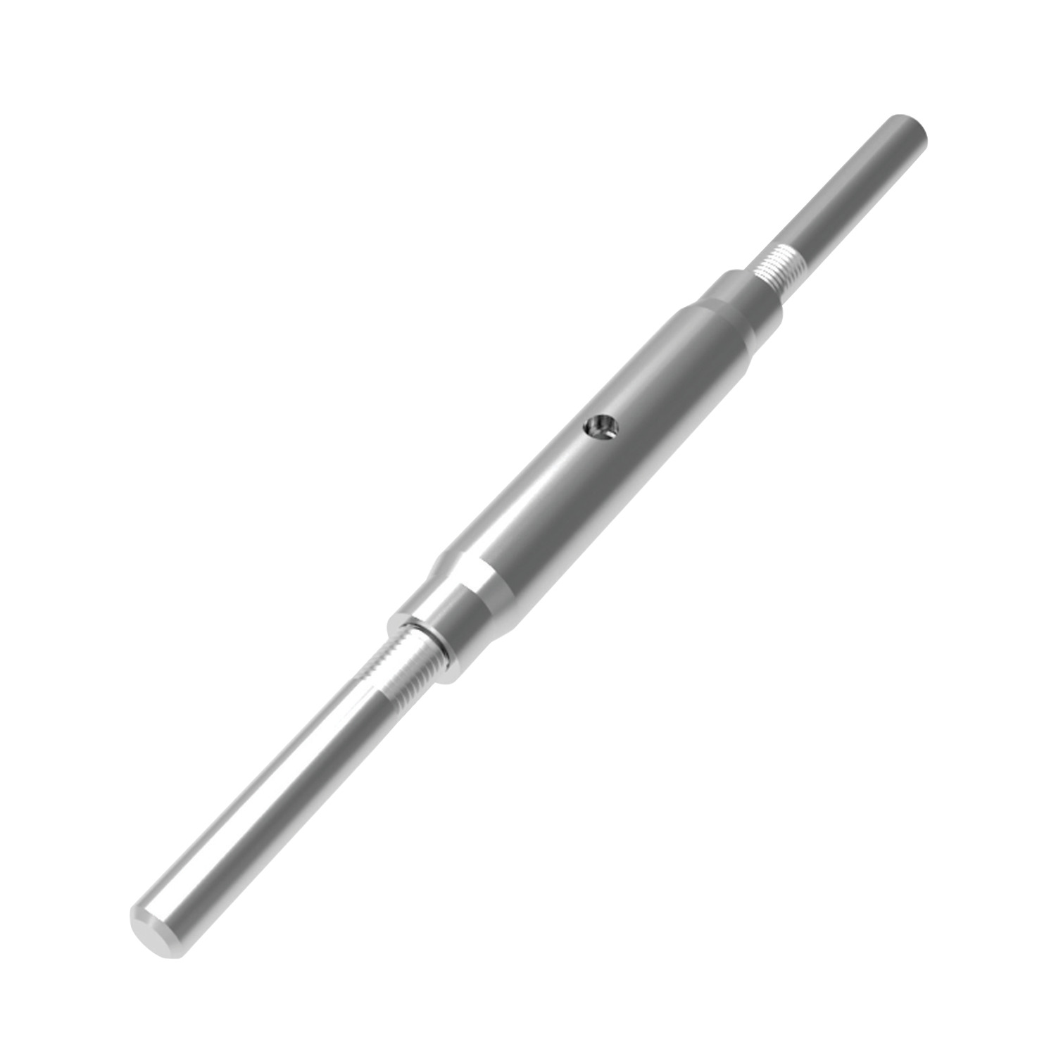 Stud End Pipe Body Turnbuckles A4 Stainless steel turnbuckles with stud end. Manufactured to DIN 1478. Sizes ranging from M6 to M36. Lengths from 110mm to 295mm.
