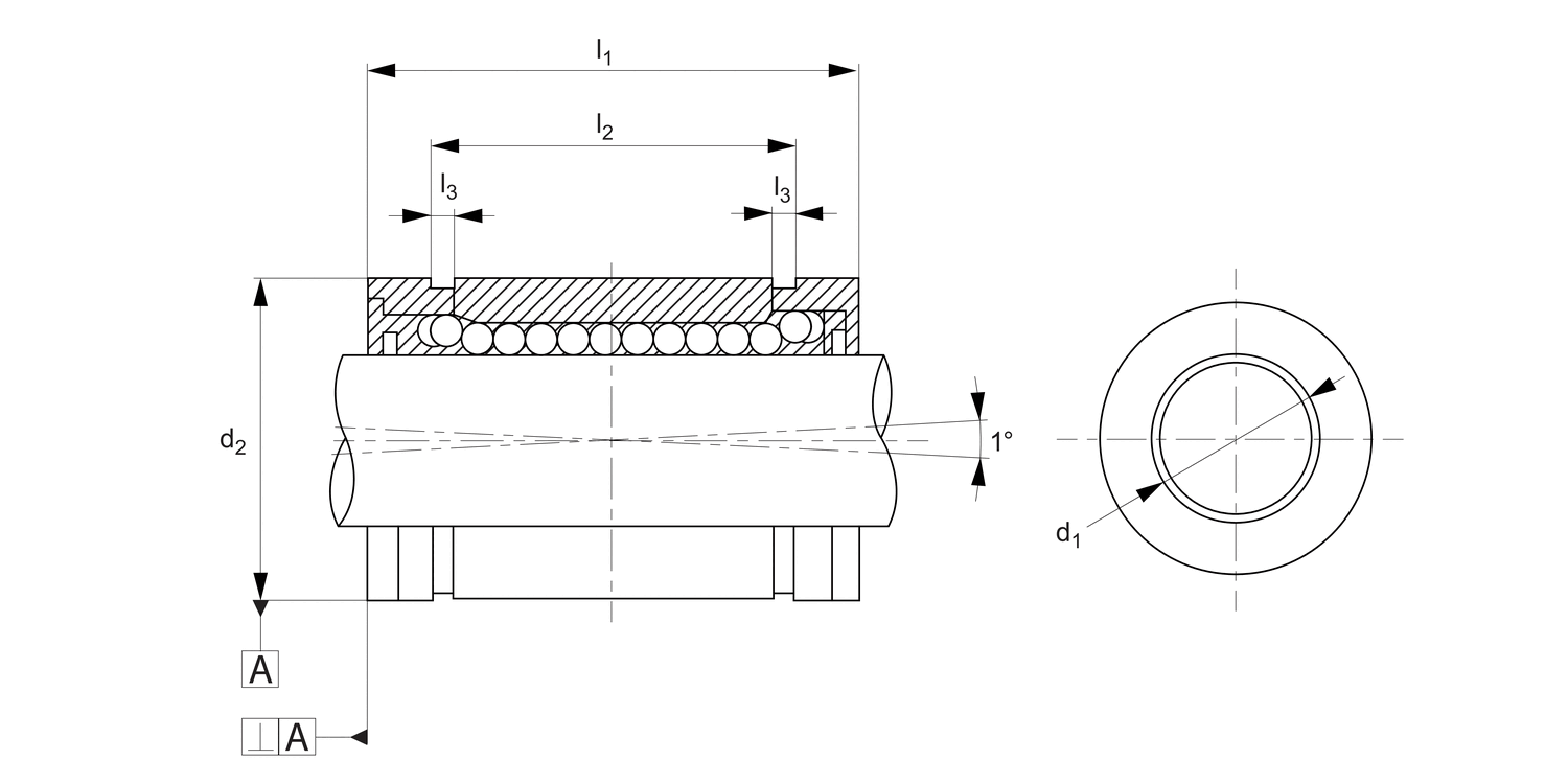 L1741 Nickel-plated Superball Closed Bushings
