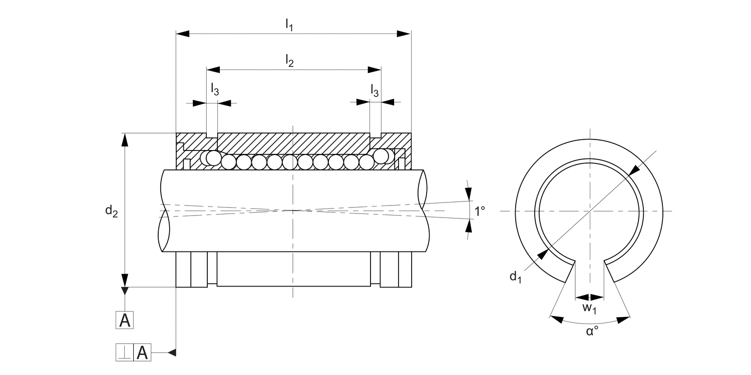 L1743 Nickel-plated Superball Open Bushings