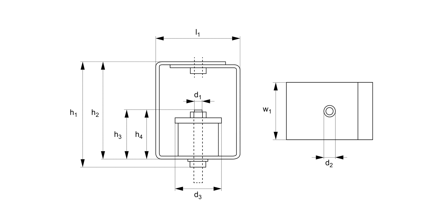 P2554 Acoustic Suspension Hanger