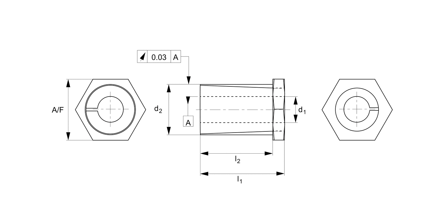 R3220 Stainless Taper Bushes