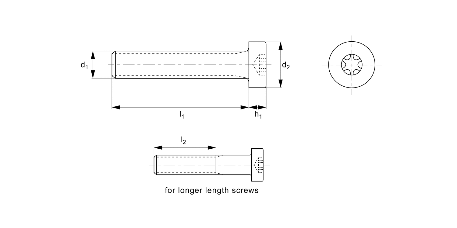 P0206.A2 TX Cap Screws